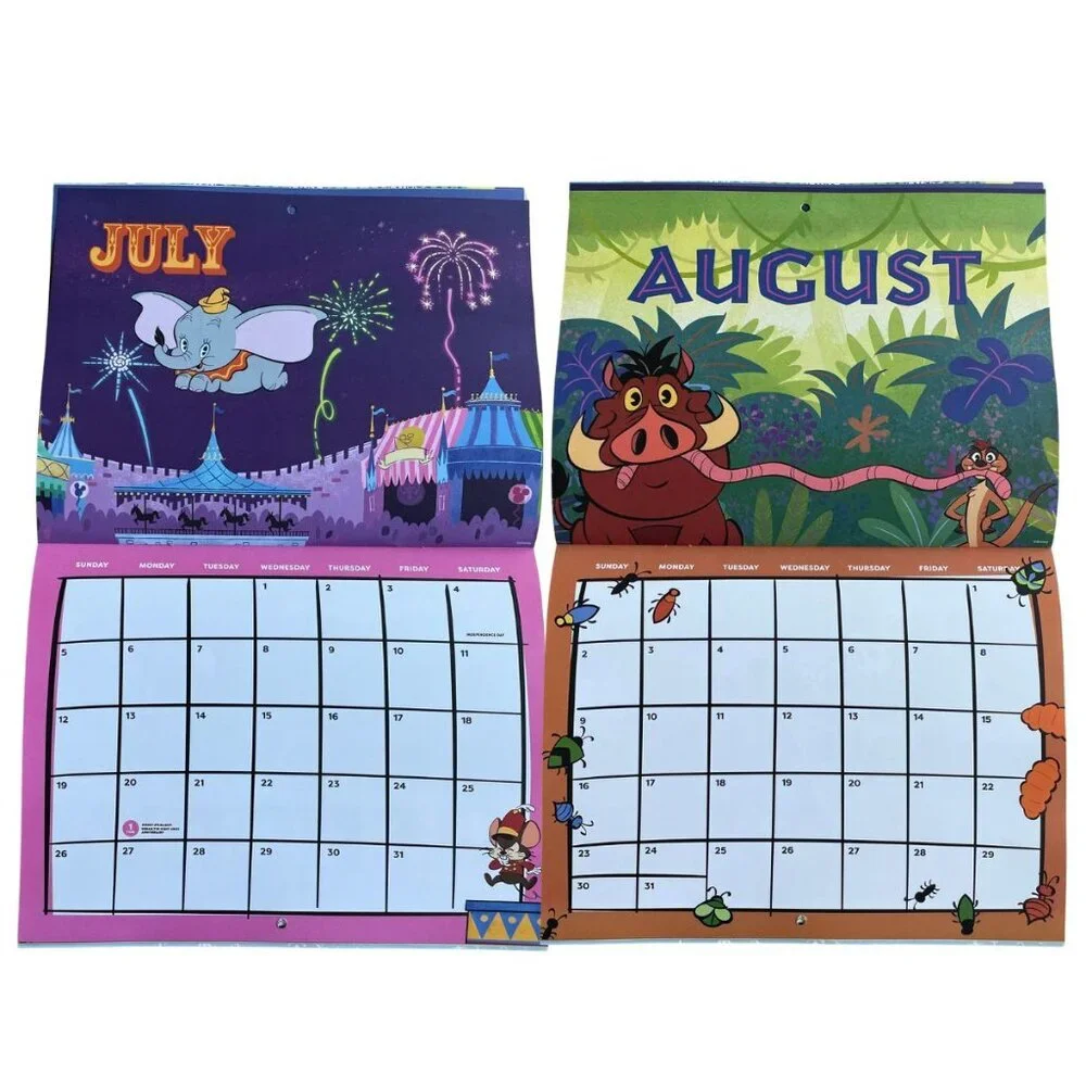 NEW‎ Set of 2 2026 Disney DisneyWorld Annual Passholder Exclusive Calendar